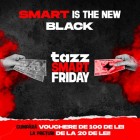 De Black Friday, tazz lansează Smart Friday, singura zi din an în care voucherele în valoare de 100 de lei au prețuri reduse cu până la 80%