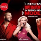 Coca-Cola lansează împreună cu Maluma, Zara Larsson, Dimitri Vegas & Like Mike o nouă campanie - „Open Up Playlist”