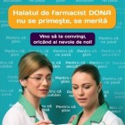 Farmaciile DONA lansează campania „Halatul de farmacist DONA nu se primeşte, se merită”