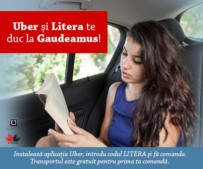 Litera și Uber te duc la Gaudeamus!