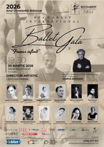 Prim-balerinii Operei Naționale București dansează alături de stelele baletului mondial, pe scena galei dedicate lui Brâncuși