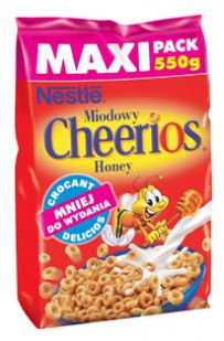 Nestlé Honey Cheerios, cereale în formă de „O” cu miere delicioasă 