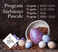 Băneasa Shopping City anunță programul în perioada sărbătorilor de Paște  