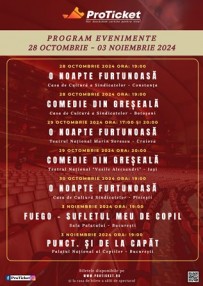 Comedie, dramă și muzică simfonică: ProTicket aduce pe scenă spectacole de neuitat